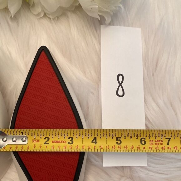 Riveted Black Gold Pointed Toe Flat Mules Shoes - Picture 9 of 12